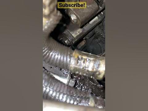 6.0 powerstroke AC compressor removal! #truck #automobile #fordtrucks #