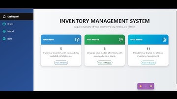 Inventory management system | Inventory management & validation | PHP, Laravel, MySQL, JavaScript