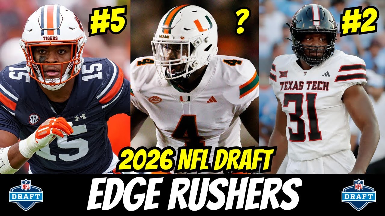 THESE are the Top 10 EDGE Rushers in the 2026 NFL Draft - YouTube