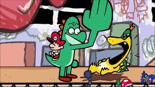 nada absolutamente nada  meu irmão no super mario bros