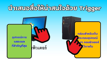 นำเสนอสื่อ Powerpoint ให้น่าสนใจด้วย trigger