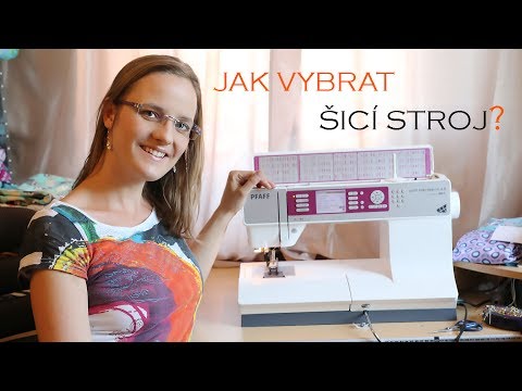 Video: Jak Si Vybrat šicí Stroj Na Jemné Látky