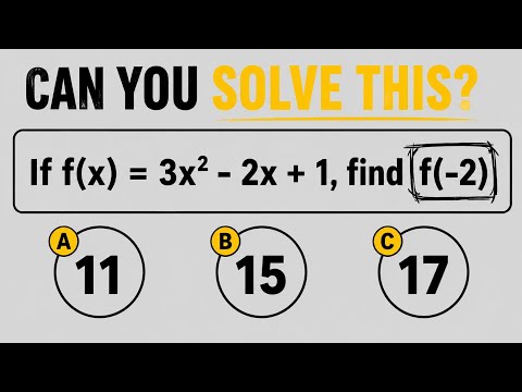 Most Students Miss This Function Notation Question #FunctionNotation #Algebra #MathHelp