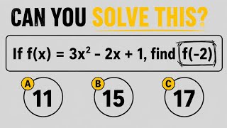 Most Students Miss This Function Notation Question #FunctionNotation #Algebra #MathHelp