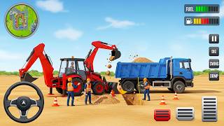 Heavy Excavator JCB Wala Games – Road Construction Simulator – Android Gameplay