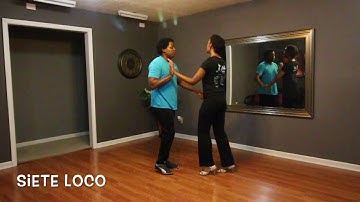 Salsa Lesson 4-9-17: Beginner Copa & Advanced Casino Rueda Variations Siete Coca-Cola & Siete Loco