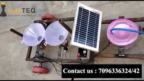 Seed sowing machine with mud tank | Final year engineering project