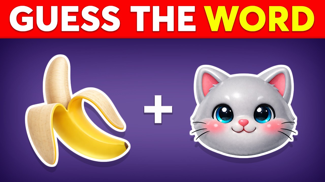 Guess the WORD by Emojis? 🧠 Ultimate Word Emoji Quiz 🤔🐵 Monkey Quiz