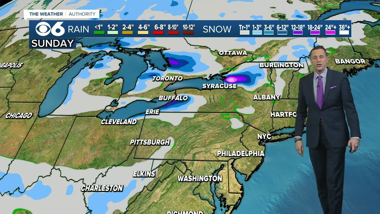 Tracking lake-effect snow for parts of Great Lakes