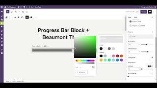 Box Shadow Control with the Progress Bar WordPress Block screenshot 3