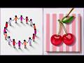 12 Art Hacks When You’re Bored || Art Ideas || painting for Beginners
