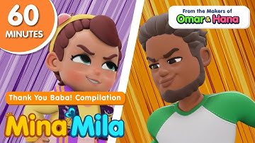 Islamic Cartoon - MinaMila 🎞️Thank you Baba Compilation - By The Makers Of Omar & Hana | Durioo+