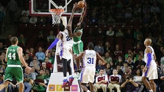 #3 Pick Jaylen Brown Flashes Highlight Ability in Debut
