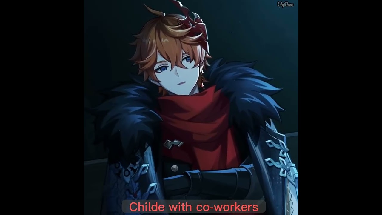 Childe with co-workers VS Childe with Lumine 🐳✨ 