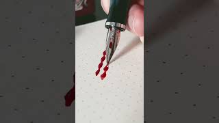 Three Tined Music Flex Nib In Action (Noodler’s Triple Tail)