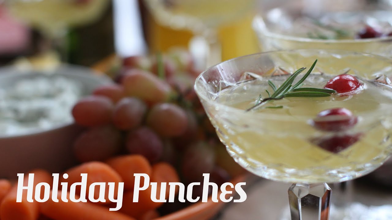 Holiday Punches by Sidecar Cocktails YouTube