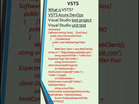 VSTS tutorial for
