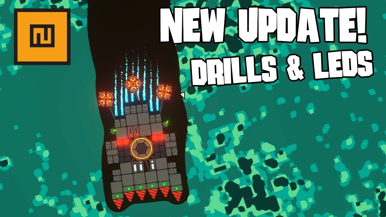 New Update! Drills and Color LEDs added! | NIMBATUS - The Space Drone Constructor Gameplay