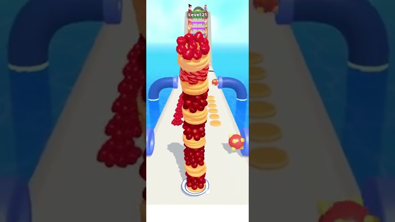 Max Level Pro Pancake Run - Gameplay  All Levels (Android, iOS) Shorts # 5