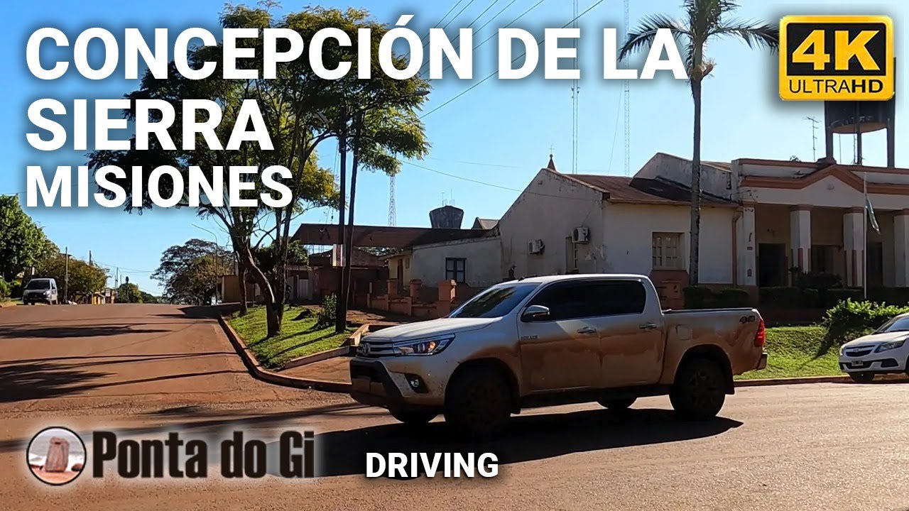 Calles de TIERRA COLORADA en la bella Concepción de la Sierra -MISIONES #driving TOUR 2023 ARGENTINA