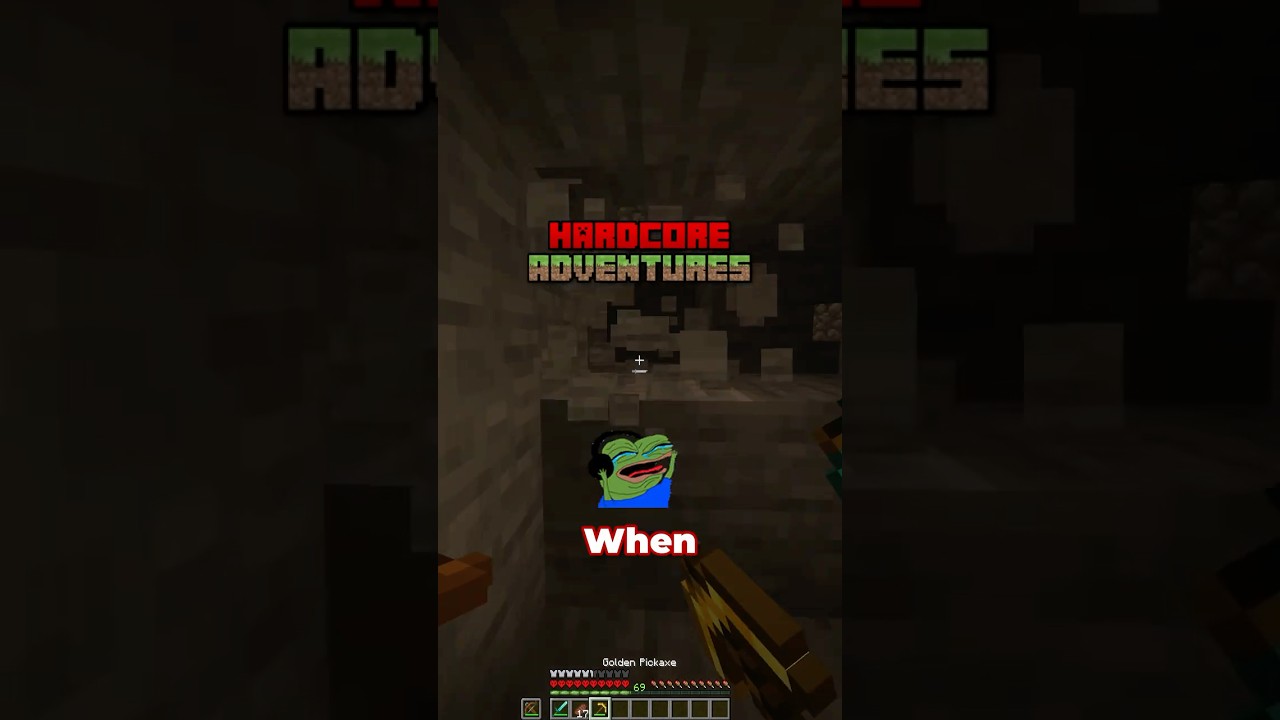 minecraft hardcore adventures #minecraft #shorts #minecraftmemes #minecraftshorts #minecraftmeme