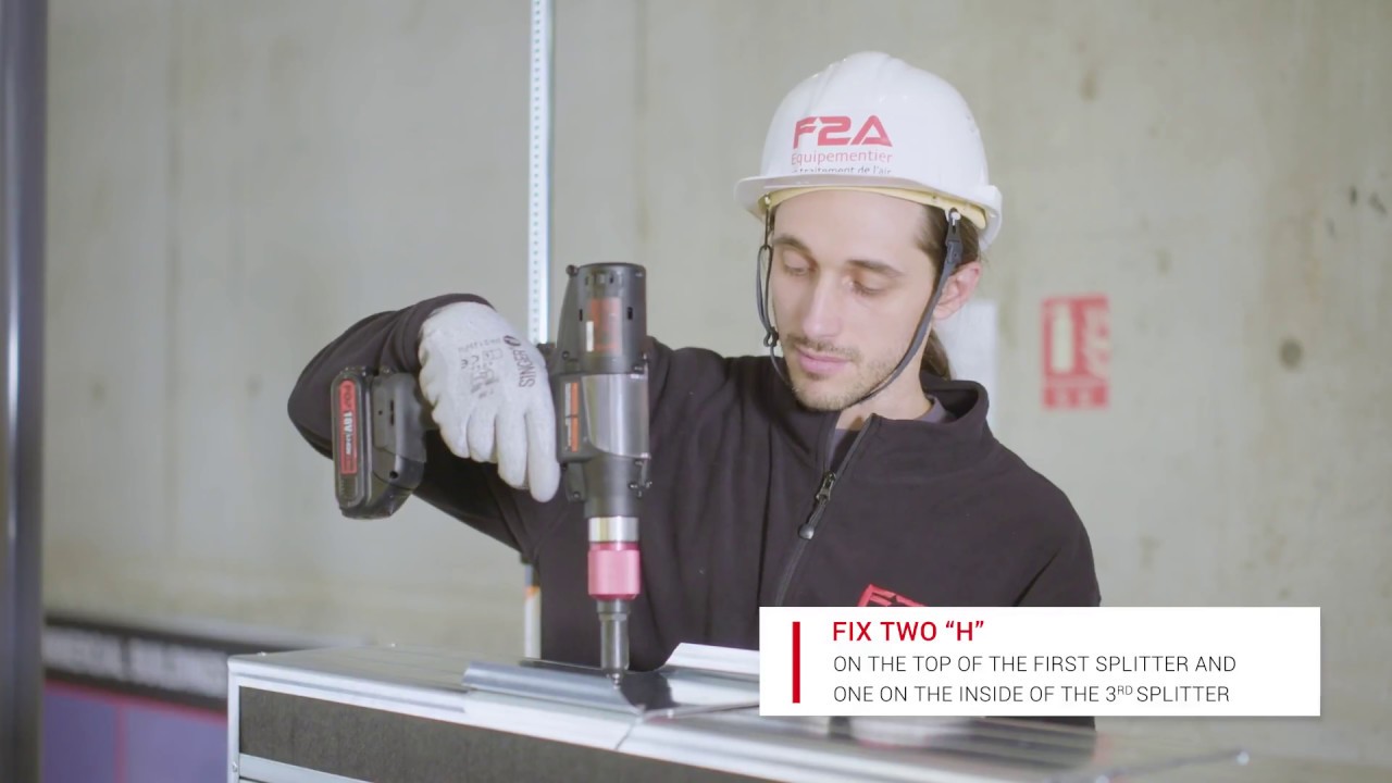 Mounting of acoustic splitters - tuto - EN version