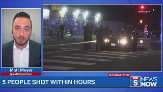 Five Shot, One Fatally, In Span Of A Few Hours