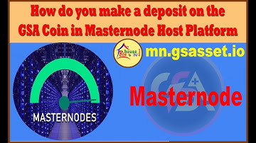 How to Deposit GSA COIN in Masternode Host Platform| Bangla Video