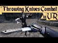 Throwing knife gameplay in blade and sorcery vr