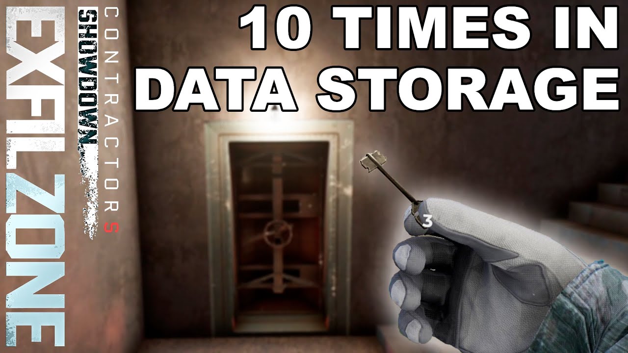 RadFox University: Key Room Tour. Opening Data Storage 10 Times | Contractors Showdown Exfil Zone