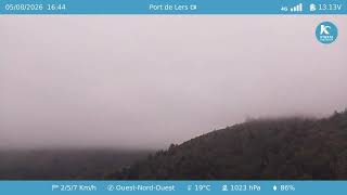 5 Aout 2026 - Timelapse webcam du Port de Lers | Ariège Pyrénées