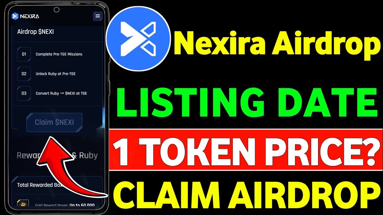 Nexira Airdrop Listing Date || Nexira Airdrop New Update || Nexira Airdrop Update Today