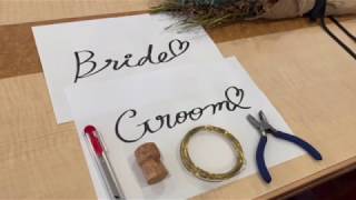 【結婚式場のプランナーが教える！簡単DIY】第一弾★ワイヤーアートの作り方♪
