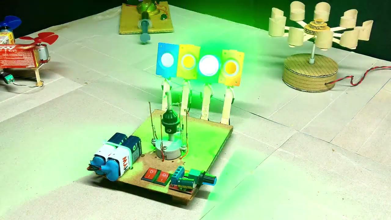 Изготовление световых моделей для дискотеки в домашних условиях.