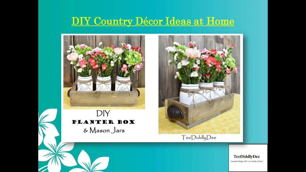 DIY Country Décor Ideas
