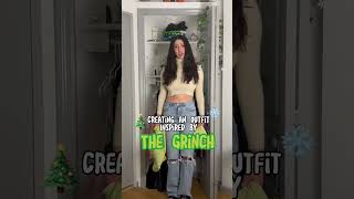 CREATING an OUTFIT inspired by ✨THE GRINCH🎄 How’d I do? #shortmas #grinch #outfitinspo