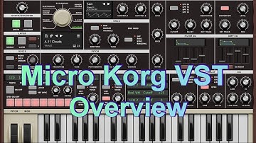 MicroKorg VST overview