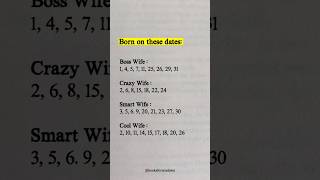 Born on these dates: #wifepersonality #crazywife #funpost #dailythoughts #mindsetmatters #bosswife