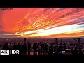 🤯Like a Sci-Fi Movie! Have You Ever Seen a Sky This Terrifying and Beautiful? @ Shibuya Sky 4kHDR