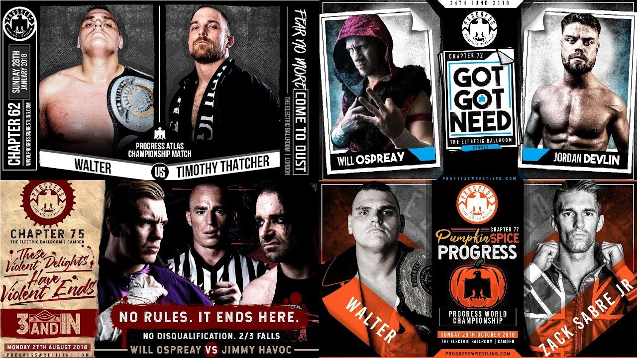 Top 20 PROGRESS Wrestling Matches 2018 YouTube