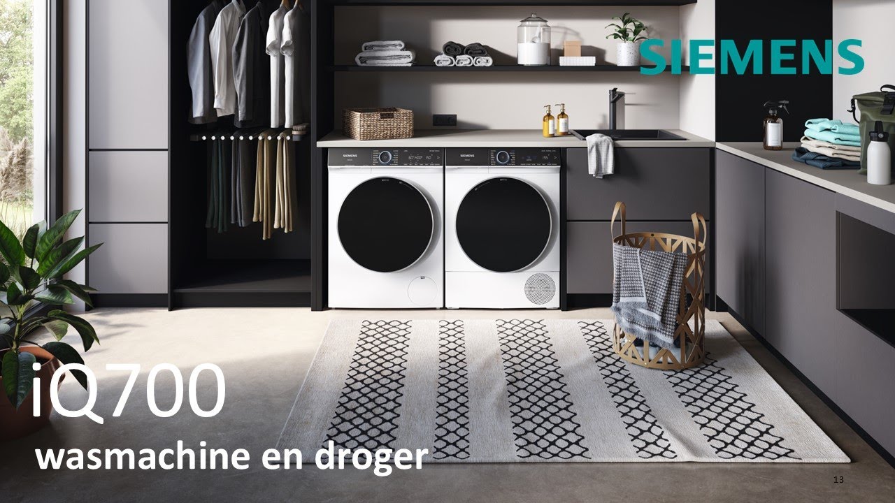 iQ700-wasmachine en -droger: intelligent verbonden | Siemens Home Nederland