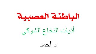 الباطنة العصبية - أذيات النخاع الشوكي/د أحمد