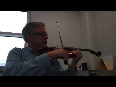 Let's Play "Open A" Essential Elements Book 1 #3 for violin or viola