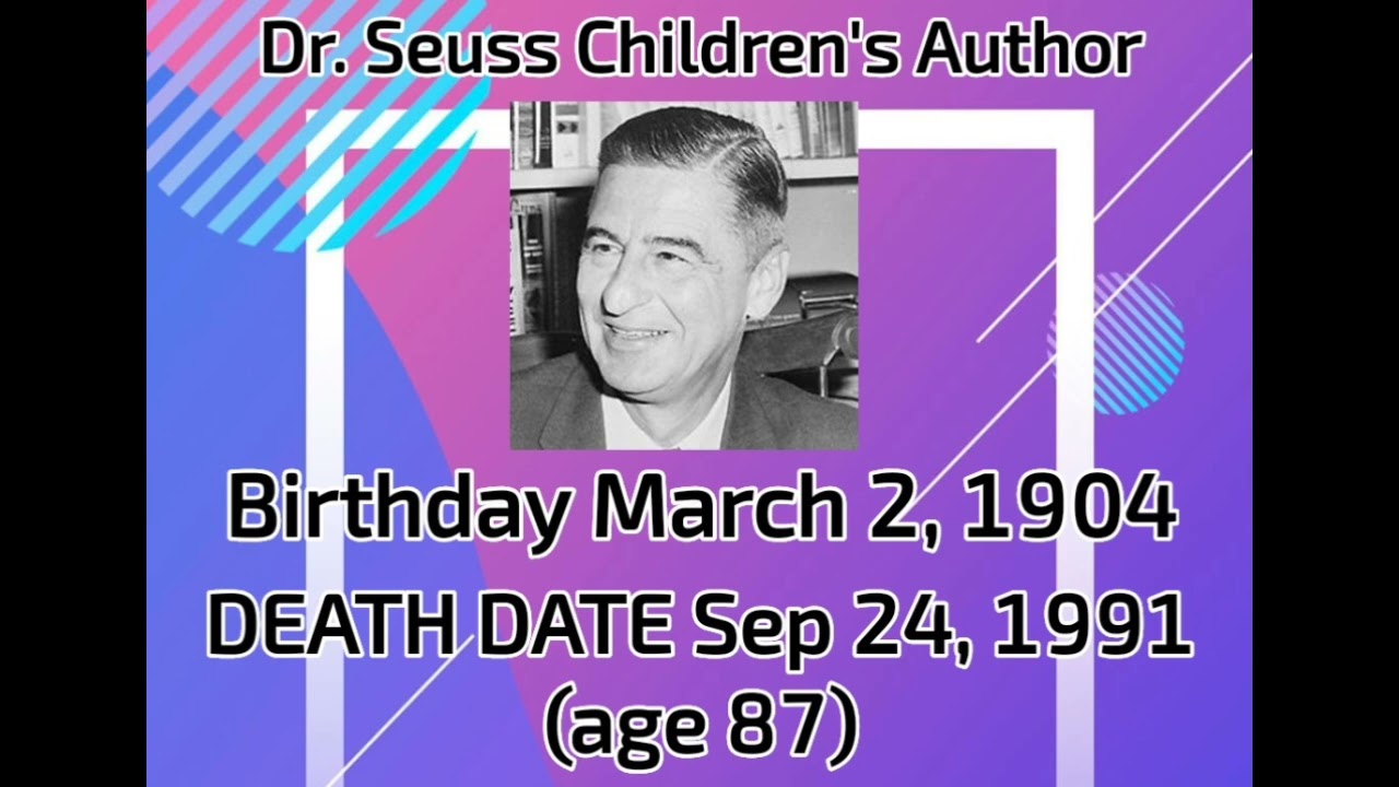 Happy birthday Dr. Seuss/Dr. Seuss Day gone but not forgotten 