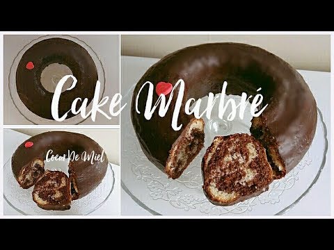 Cake Marbre Facile Et Rapide Recette Gateau Algerien Avec Glacage Au Chocolat Youtube