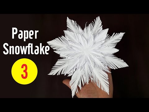 Video Cách cắt Bông Tuyết 3D (kiểu 3) | How to make paper... - youtube