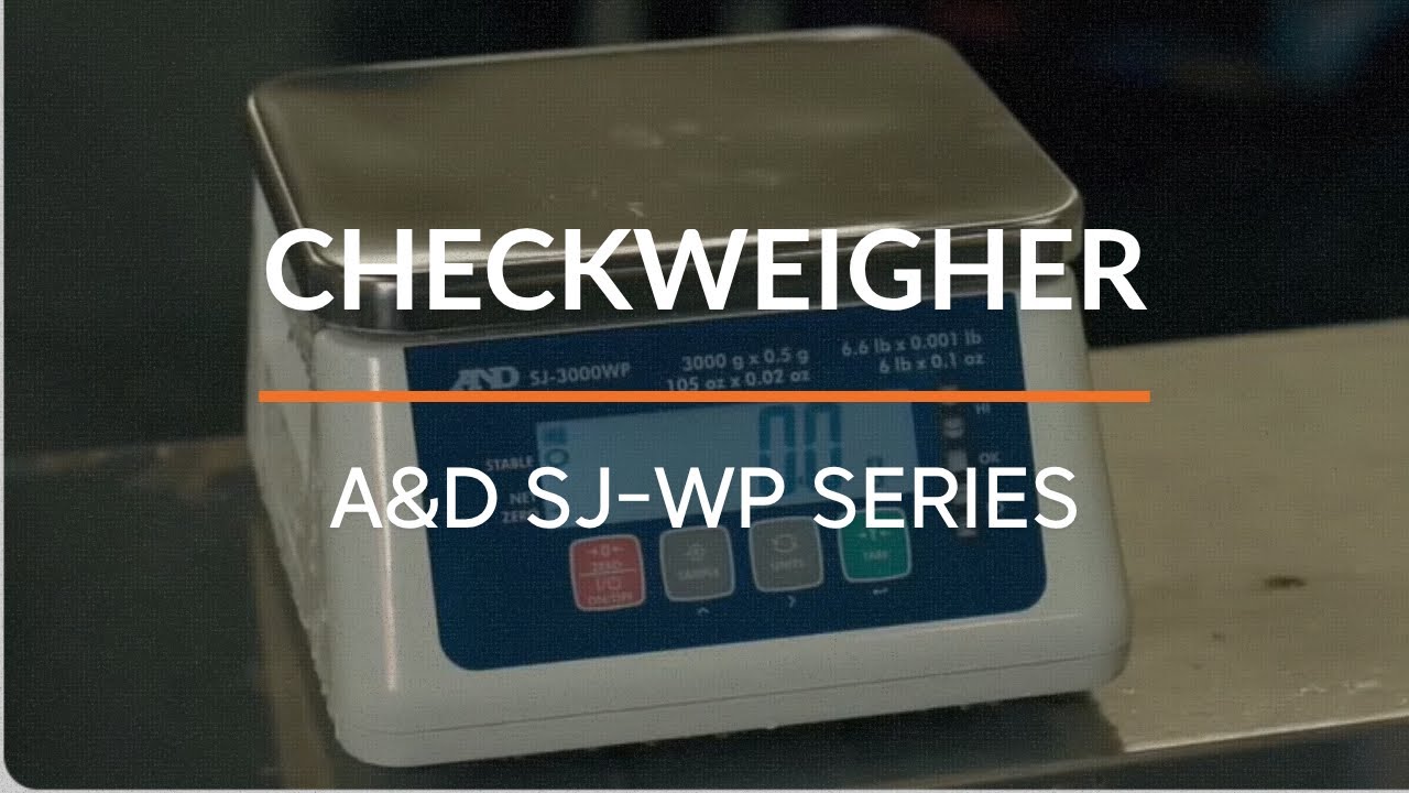 A&D | SJ-WP Digital Checkweighing Bench Scale | ميزان ديجيتال لفحص وتعبئة المنتجات