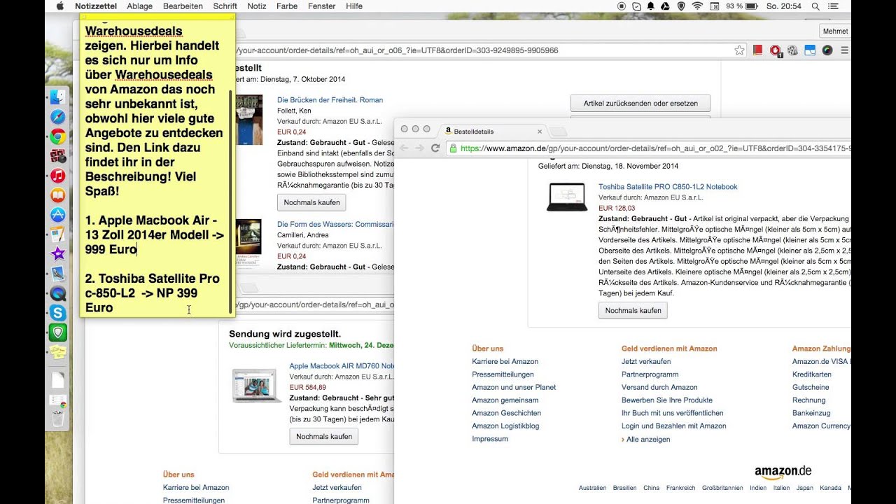 Amazon Deutschland Warehouse Deals Super Angebote YouTube