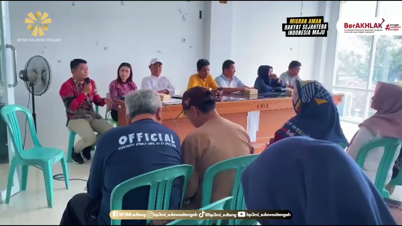WARTA BP3MI SULTENG - Sosialisasi Pelindungan PMI di Kec. Palu Barat dan Kec. Ulujadi Kota Palu