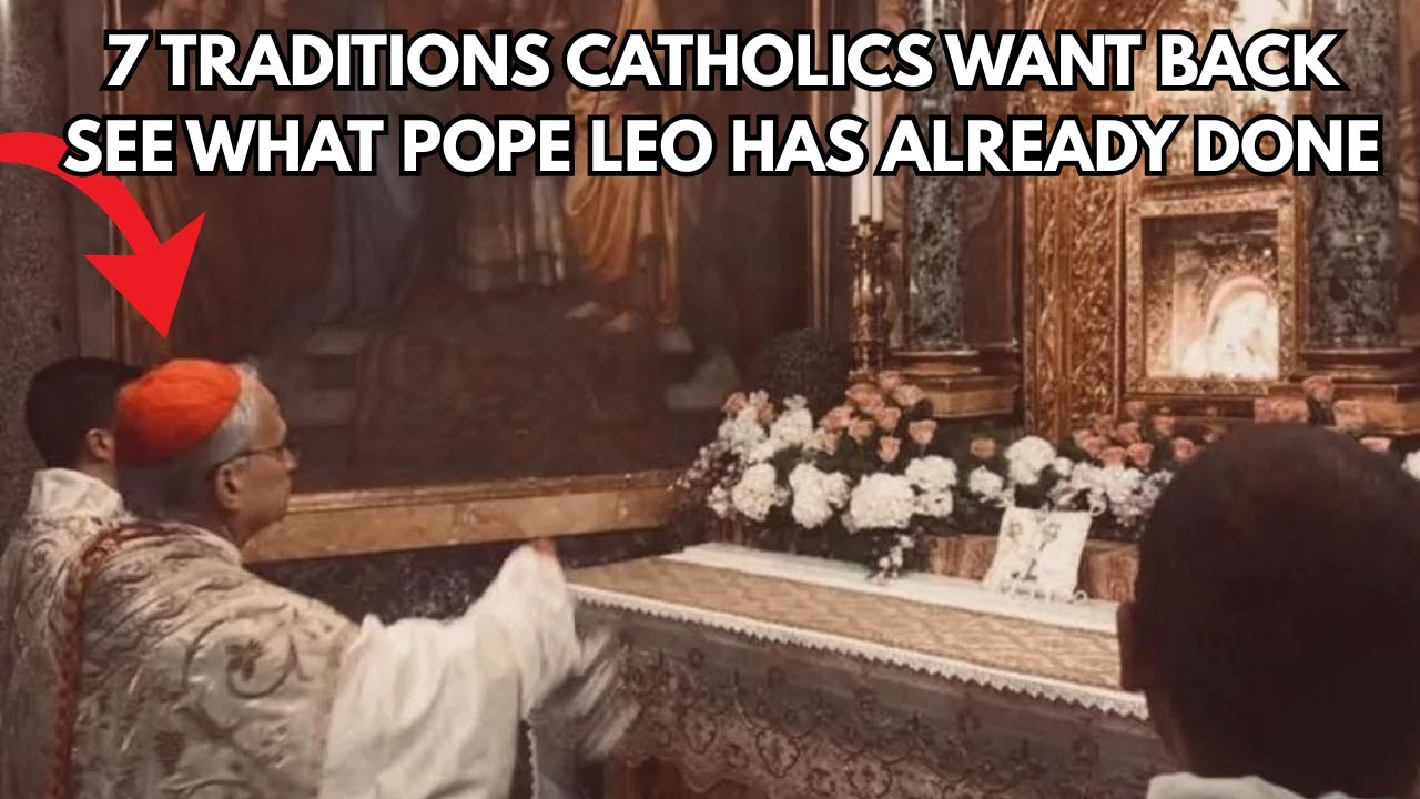 Top 7 Catholic Traditions the Faithful Want Pope Leo XIV to Restore.